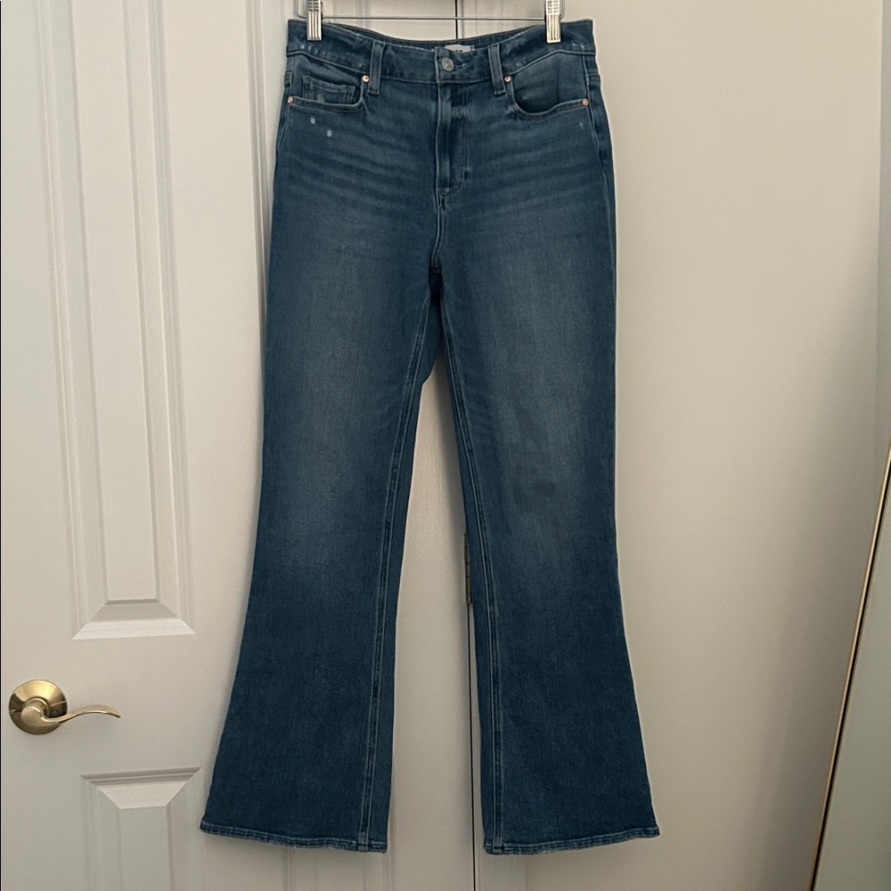 PAIGE Blue Bootcut Flare Jeans - Size 28 Petite